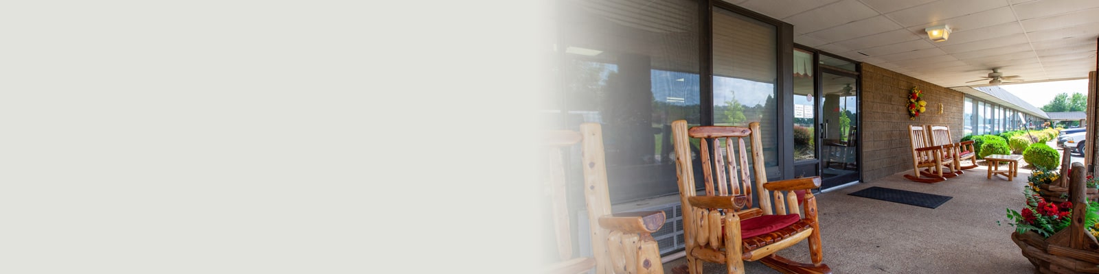 Chairs in the front of Selmer